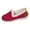 Hot Pink, variant on Women's Snow Boots Fleece Lined Comfortable Fashion Slip on Walking Flats Loafers Casual Winter Ankle Booties for Indoor Outdoor Brown Size 6.5