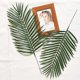 thumbnail image 2 of 12pcs Artificial Palm Leaves Plants Faux Palm Fronds Tropical Large Palm Leaves Greenery Plant For (haoyi)-HYJ, 2 of 5