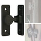 thumbnail image 5 of Pestillo de puerta, cerradura de puerta de seguridad para el hogar, hardware, pestillo de puerta interior duradero para gabinete de oficina, ventana, Negro de ., 5 of 8