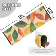thumbnail image 5 of Yayeee Runner Rug for Bedroom 2'x6' Machine Washable Hallway Non Slip Mat, Green Retro Autumn Leaves, 5 of 8