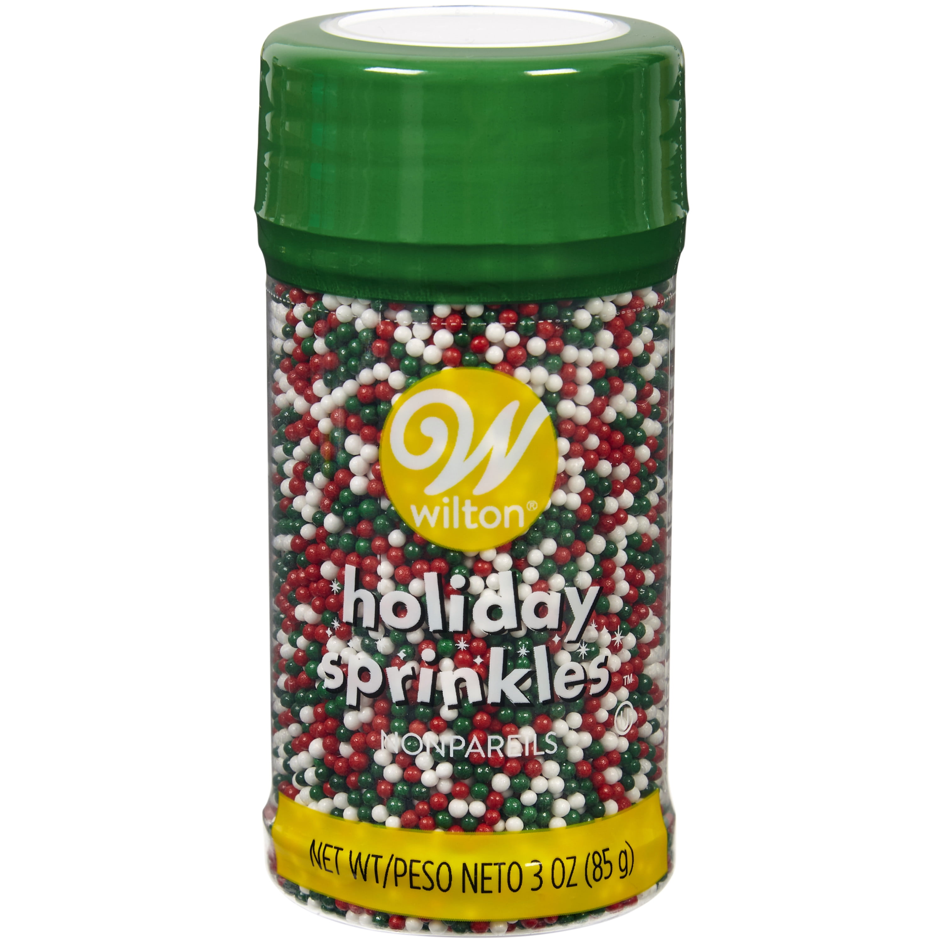 Wilton Traditional Christmas Nonpareils Sprinkle Mix, 3 oz.
