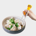 thumbnail image 4 of Bolonie Chopsticks for Kids -Bolonie Tiger Design Chopsticks with Training Case, Yellow Version, 4 of 6