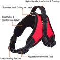 thumbnail image 4 of Gilet Réfléchissant Réglable Petit Harnais de Chien Moyen pour les Grands Chiens Assistance Rembourrée Douce avec Poignée Confortable Robuste pour la Formation de Chien (Taille S, Rouge), 4 of 5