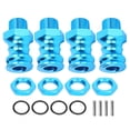 thumbnail image 1 of RC Car Wheel Extension Adapter,4pcs Aluminum Alloy 17mm Hex 23mm Wheel Extension Adapter for 1/8 RC Car Model, 1 of 8