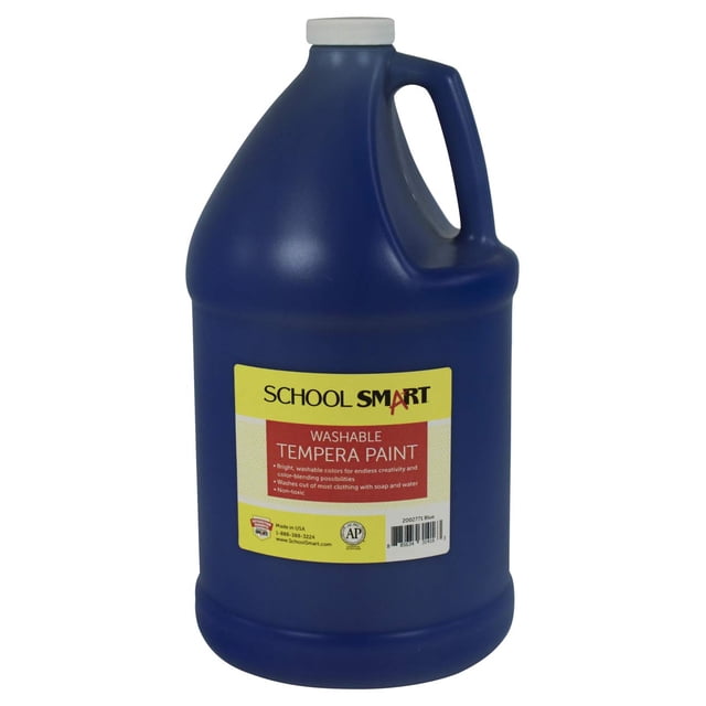 Paint School Smart, lavable al temple azul, 3,78 L