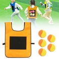 thumbnail image 2 of MVRLSH Under 10$ 5 Set Dodgeball With 1 Sticky Vest Games With Strap Interactive Throwing Game Sticky For Kids Outdoor Playing, 2 of 9