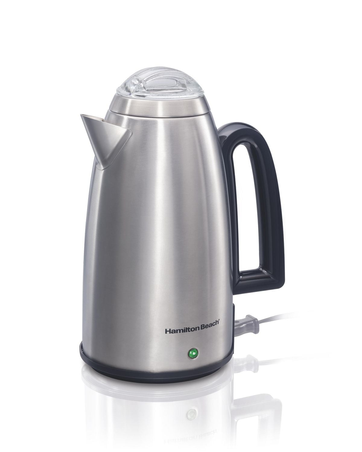 Percolateur 12 tasses en acier inoxydable de Hamilton Beach 40619CR