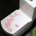 thumbnail image 4 of Giunmcul 50% Off Clear Flower Toilet Seat Wall Sticker Bathroom Decoration Decals Decor, 4 of 4