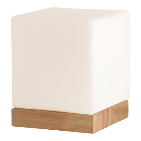 Light Accents Table Lamp Accent Wooden Base With Glass Shade Light Accents Table Lamp Accent Wooden Base With Glass Shade Natural