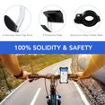 thumbnail image 3 of Bike Phone Holder Mount with Stainless Steel Clamp Arms Anti Shake and Stable 360° Rotation Auto Stretch/Lock Mount Bike Phone Holder Bicycle Phone Mount for Bicycle, Stroller, Scooter, 3 of 7