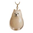 thumbnail image 1 of Pet Hair Collector Keychain Transparent Souvenir Capsule Waterproof Design Dog Hair Memorial Keychain, 1 of 8