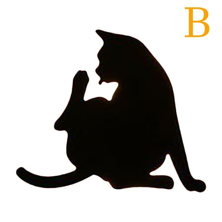 

WEPRO LED Projection Lamp Cat Wall Lamp 3D Sound Control Cat Lamp Decoration