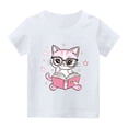 thumbnail image 7 of Cute Shirts forGirls Short Sleeve Graphic Tees Crewneck Casual T-Shirt Kids Summer Tops Clothes, 7 of 7