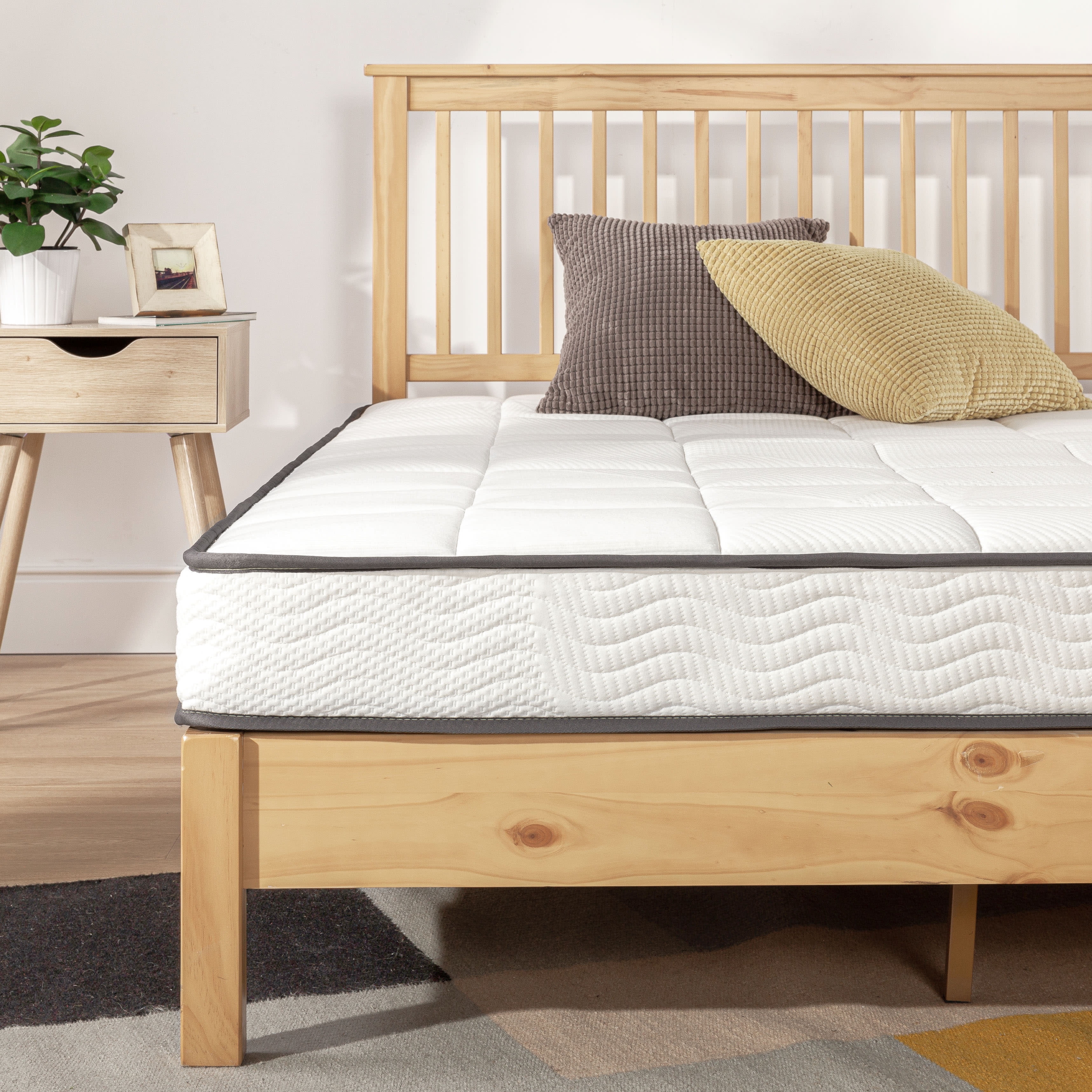 Mellow 6" Classic Bonnell Spring Mattress with Comfort Foam Top, King