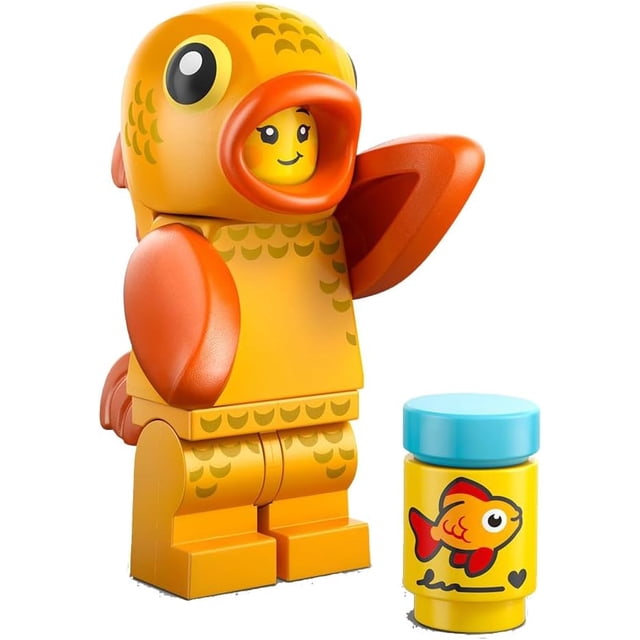 LEGO Minifigurines de Collection Série 28 - Minifigurine Costume de Poisson Rouge 71051 - 6 Ans et Plus