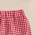 thumbnail image 4 of My First 4th of July Baby Boy Outfit Independence Day 4th Of July Toddler Boy Outfit American Flag T-Shirt and Gingham Plaid Shorts Set Independence Day Clothes, 4 of 6