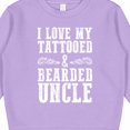 thumbnail image 3 of Inktastic I Love My Tattooed & Bearded Uncle Toddler Sweatshirt, 3 of 4