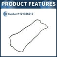thumbnail image 5 of Unique Bargains Engine Valve Cover Gasket No.1121326010 for Toyota Auris 2006-2012 Black Cylinder Head Valve Seal Gasket 1 Pcs, 5 of 6