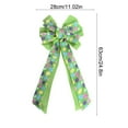 thumbnail image 3 of Easter Bows Wreath, Easter Eggs Ribbon Bows for Front Door Indoor Outdoor Spring Summer Decoration, 11x25in, 3 of 6