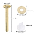 thumbnail image 2 of USHOBE 2Ud Kit De Tornillos Duraderos Para Asiento De Inodoro Compatibles Con Varios En Color Dorado, 2 of 8