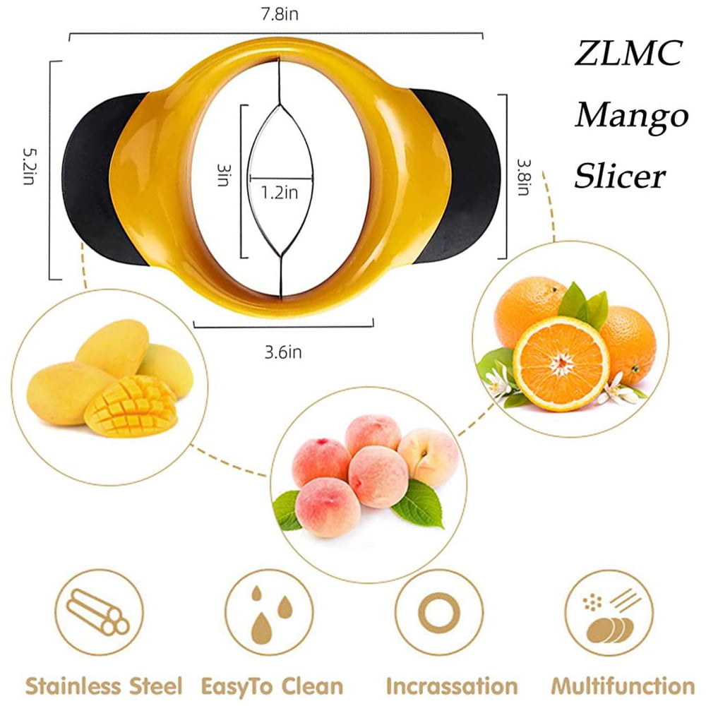 Zyliss Zyliss Slice & Peel 3-In-1 Mango Slicer, Peeler And Pit Remover Tool  — JAXOutdoorGearFarmandRanch