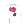 thumbnail image 4 of Sentmoon Fleurs Artificielles pour Décoration, Décorations de Mariage pour Réception, Branches de Fleurs pour Jardin, Centres de Table de Mariage, Chemin de Table, 4 of 7