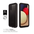 thumbnail image 4 of Body Glove Tidal Waterproof Phone Case for Samsung Galaxy A02s - Black/Clear, 4 of 10