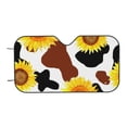 thumbnail image 7 of Daiia Sunflower Cow Windshield Sun Shade for Car SUV Truck (Medium ), Car Sun Shade Windshield, Car Shades for Front Windows, Sunshade for Car Windshield, 7 of 7