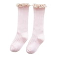 thumbnail image 2 of Kiapeise Breathable Toddlers Mid-calf Length Socks, Spring Autumn Sweet Style Little Girls Lace Decoration Knee-high Stockings, 2 of 2