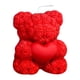 thumbnail image 1 of Decoración del hogar, decoración de habitaciones, decoración de paredes, vela de San Valentín, linda vela de aromaterapia con forma de oso rosa para el hogar, juego de velas de regalo para mujeres, cu, 1 of 2