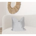 thumbnail image 2 of HomeRoots 515438 22 x 22 in. Silver Polyester Zippered Pillow, 2 of 3