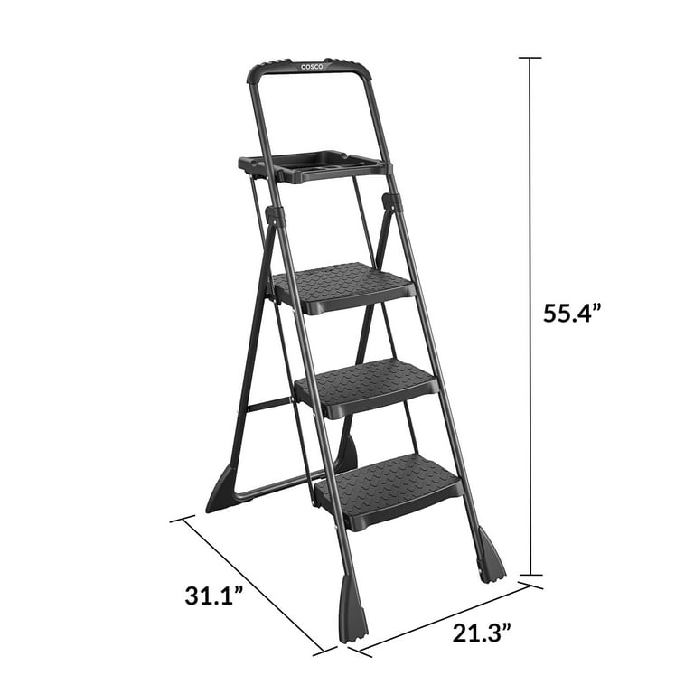 COSCO 3-Step Max Work Platform with Tray - Walmart.com