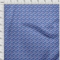thumbnail image 4 of oneOone Velvet Medium Blue Fabric Geometric Dress Material Fabric Print Fabric By The Yard 58 Inch Wide, 4 of 4