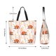 thumbnail image 5 of Fotbe Cute Sleepy Fox Bolsa Tote Estética de Lona con Estampado para Mujer - Bolsa Reutilizable de Hombro Casual para Vacaciones, Compras, Trabajo y Gimnasio, 5 of 8