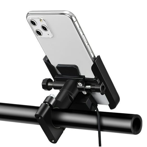 Injueey Soporte para teléfono de bicicleta Soporte universal para teléfono celular Bicicleta Motocicleta Soporte para manillar Cuna para X Xs Teléfono y Comunicación