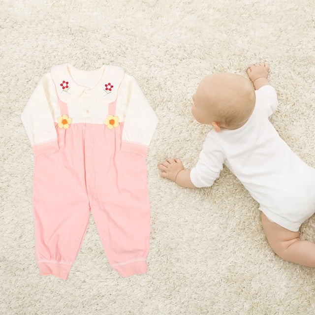 SEWACC Newborn Baby Clothes Jumpsuits Cotton Multi 1Pack With Breathability For Sleepwear