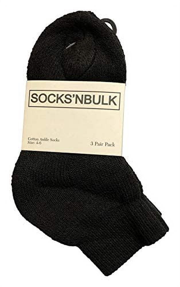 Yacht & Smith Kids 12 Pack Ankle Wholesale Bulk Pack Athletic Sports Socks, by SOCKS'NBULK
