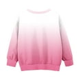 thumbnail image 2 of LIaqionyy Girls Oversized Sweatshirts Crewneck Tops Long Sleeve Casual Drop Shoulder Pullover Sweatshirt, 2 of 6