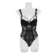 thumbnail image 5 of Ropa interior de encaje de una pieza,Body de encaje Body de encaje en V profundo y elástico suave Ropa interior de una pieza en V profundo creada magistralmente, 5 of 12