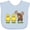 AE-Light Blue, variant on Inktastic Duck Duck Moose? Boys or Girls Baby Bib