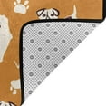 thumbnail image 2 of DouZhe Cute Dogs Doodle Paws Pattern Area Rugs Non-Slip Machine Washable Floor Mat, Style Carpet Doormat, 63x48 inches, 2 of 6