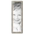 thumbnail image 2 of ArtToFrames 11" x 37" Antique Silver Panel Picture Frame, 11x37 inch Silver Wood Poster Frame (WOM-4760), 2 of 7