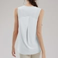 thumbnail image 6 of Otvok Womens New Casual Solid Color Sleeveless Loose Outside Wearing Smock Top, 6 of 6