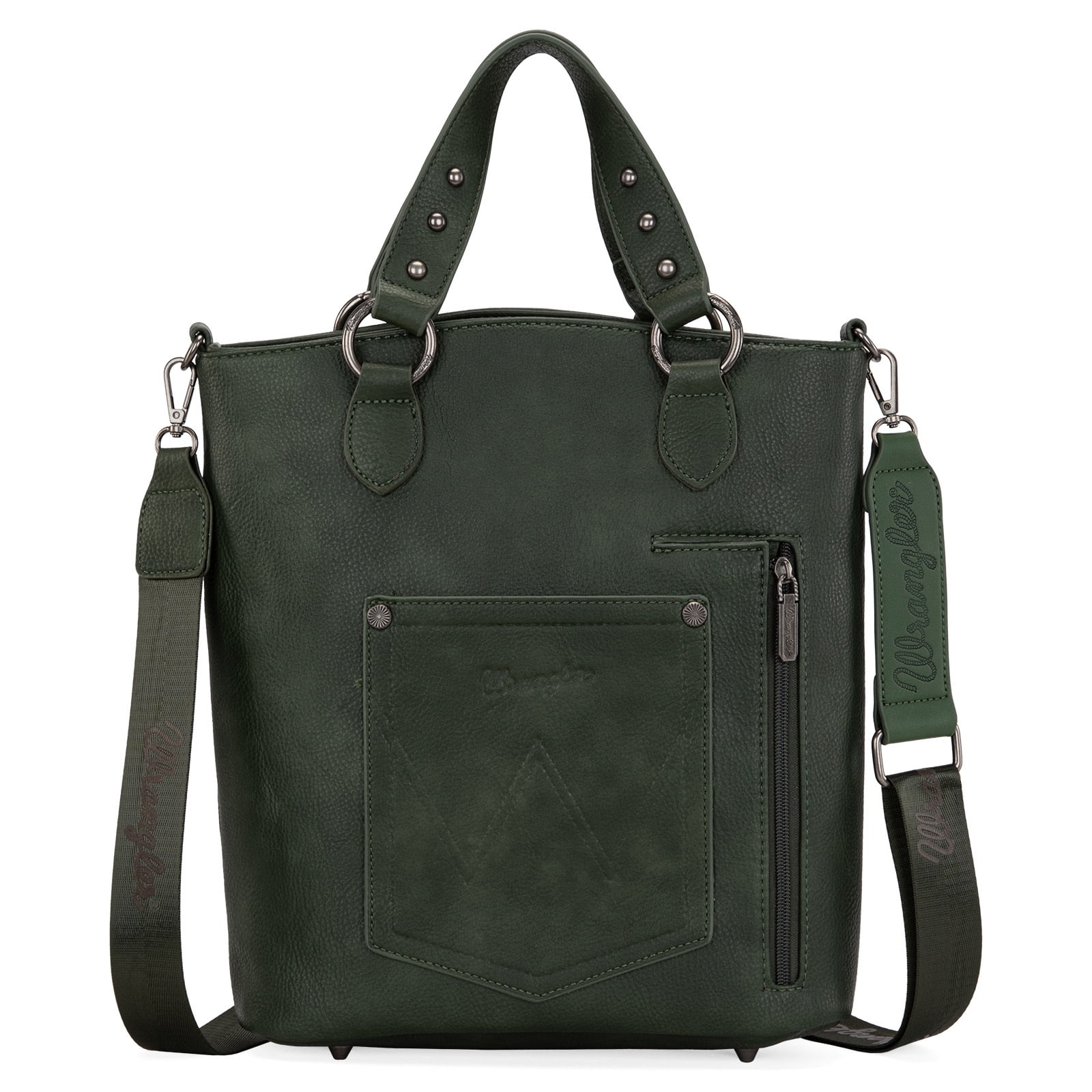 Wrangler Tote Bag for Women Large Crossbody Purses Western Designer Handbags, Green