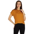 thumbnail image 1 of Inkmeso T-shirt à Épaules Tombantes et Col Rond pour Femmes, Coupe Décontractée pour l'Été, 1 of 7