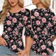thumbnail image 5 of Camiseta con Capucha de Cuello Redondo de Estilo Étnico de Impresión de St. Patrick para Mujeres, 5 of 6