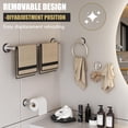 thumbnail image 4 of Suction Cup Toilet Paper Holder,SUS 304 Stainless Steel Toilet Paper Holder Wall Mount for Bathroom,Kitchen, 4 of 5