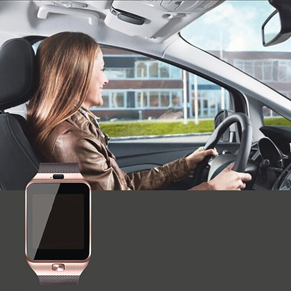 Aute Dz09 Smart Watch Phone Mobile Phone Internet Touch Screen Positioning Photo Gold