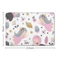 thumbnail image 5 of White Fairy Flower Pattern Flannel Non Slip Door Rugs,Washable Door Mats Indoor,Decorative Door Mats,Dirt-Resistant and Absorbent Doormat for Entrance,Bedroom,Kitchen,Bathroom,23.5x16in(60x40cm), 5 of 5