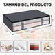 thumbnail image 3 of Organizadores para Colocar Bajo la Cama con Ventana y Asa Reforzada,Cremallera Resistente,Almacenaje Bajo la Cama de Tejido Transpirable,para Edredones,Mantas,Ropa de Cama (Gris 2), 3 of 7
